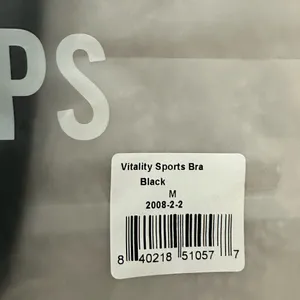 NWT Vitality Sports Bra Black M thumbnail 3