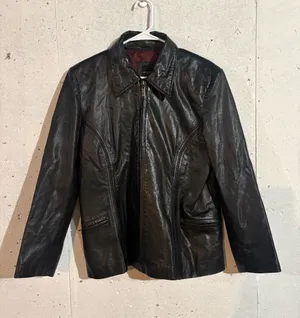 Colebrook & Co Women’s Lined Leather Jacket | Size: Large thumbnail 1