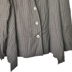 We The Free Black and Brown Pinstripe Blazer Size M thumbnail 5