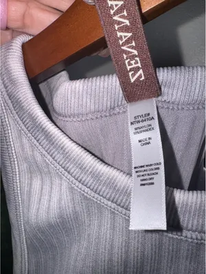 Zenana Ribbed Washed Seamless Tank thumbnail 4