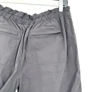 Athleta Size 10 P Black Pants Elastic Waist‎ Adjustable Athletic Athleisure thumbnail 4