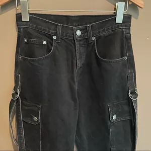 Carmar Haedus Super Baggy Cargo‎ Jeans Black 24 thumbnail 5