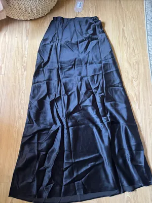 Meshki Sabrina Silk Blend Maxi Skirt thumbnail 4