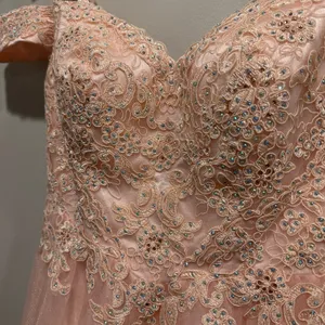Cinderella Divine Blush Rhinestone Corset Homecoming Dress M thumbnail 3
