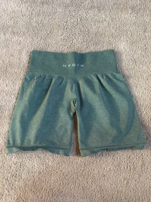 NVGTN Green Seamless Biker Shorts – Size Medium thumbnail 3