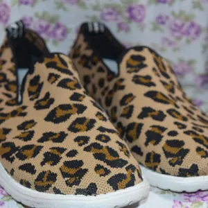 Gypsy Jazz Leopard Print Slip-On Canvas Sneakers/Loafers, sz 10 thumbnail 1