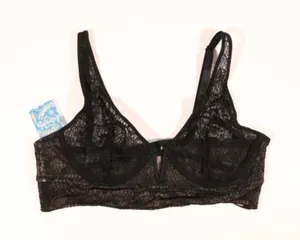 Free People NWT Tameeka Bra In Black Size M thumbnail 3