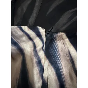 Marciano Los Angeles One Shoulder Maxi Dress Size S Navy Champagne Grecian‎ Slit thumbnail 9