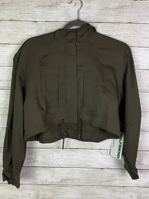 Girlfriend Collective Ash Heidi Cropped Jacket Size XXS thumbnail 2