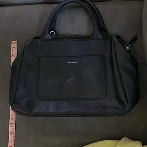Tahari Satchel Handbag Black thumbnail 8