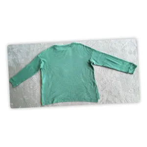American Eagle Womens Medium Mint Green Waffle Knit Oversized Sweater thumbnail 2