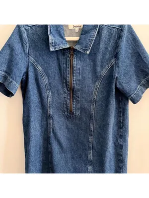 Reformation Loeb Denim Mini Dress thumbnail 3