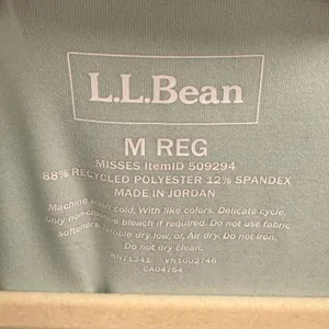 L.L. Bean Mint Green Quarter Zip Hoodie Active Pullover 509294 Size Medium thumbnail 7