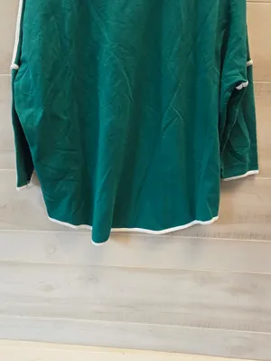 {XS/S} Tuckernuck Tnuck Sport Green And White Terry Farah Pullover Top thumbnail 7
