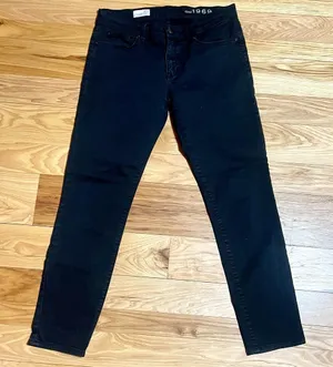 GAP 1969 Black Skinny Legging Jean Sz 27S thumbnail 1