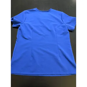 FIGS Technical Collection Royal Blue V-Neck Scrub Top Womens Medium One Pocket thumbnail 5
