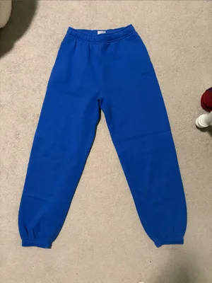 Aritzia Royal Blue Sweatfleece Joggers thumbnail 1