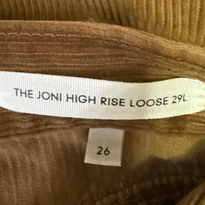 Aritzia Denim Forum The Joni High Rise Loose 29L Brown Corduroy Relaxed Pants 26 thumbnail 6