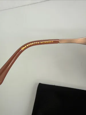 Rebecca Minkoff Women's Oversized Sunglasses in Dusty Rose with Brown Lenses thumbnail 4
