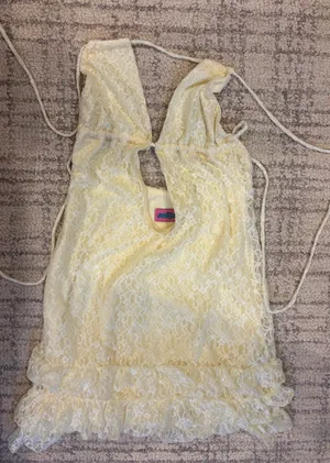 Yellow Edikted Mini Dress thumbnail 4