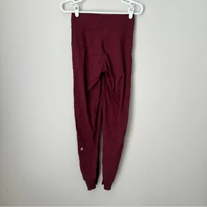 Lululemon Burgundy Maroon Dance Studio Jogger Pants Size 2 thumbnail 5