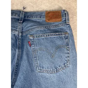 Levi's Women's Premium Denim 501 Jeans 28x30 Distressed Button Fly thumbnail 9