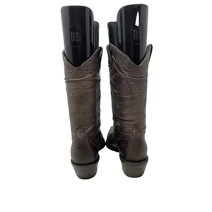 Durango Crush Brown Leather Slouch‎ Western Cowboy Boots Size 7.5 thumbnail 4