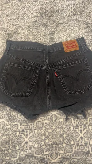 Black Levi’s 501 Denim Shorts thumbnail 2