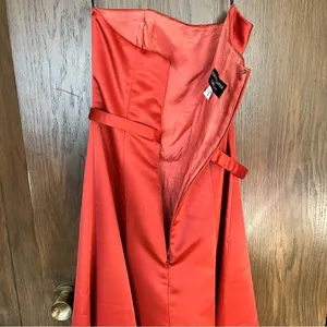 Gunne Sax Jessica McClintock Dresses | Jessica McClintock Red Long Dress thumbnail 13