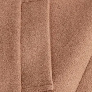 EXPRESS Wool-Blend Cocoon Coat Winter Peacoat Trench Tan Size Medium NWT thumbnail 6