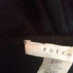 Entro M Black Stretch Poncho Creme Fringe Top thumbnail 4