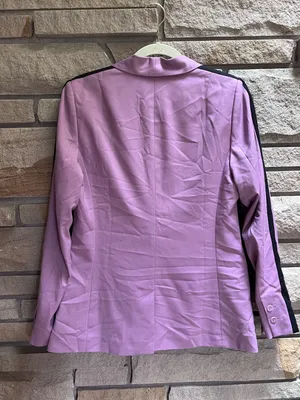 Wildfang The Empower Colorblock Tux Blazer Mauve Black Womens Tailored Medium thumbnail 4