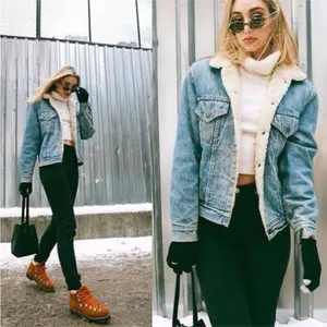 levi’s strauss sherpa lined jean denim jacket thumbnail 7