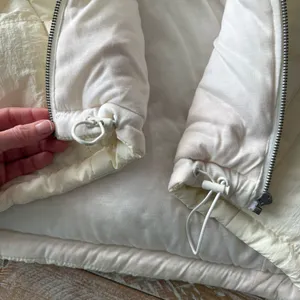 🤍Thread & Supply Cropped Puffer Vest – Ivory🤍 ~Size Medium ☀️like new cond thumbnail 10