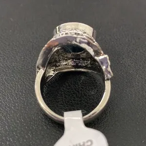 Silver and Turquoise Ring Size 8.25 thumbnail 4
