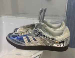 adidas Samba x Wales Bonner Low Silver Metallic thumbnail 1