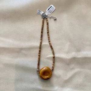 NWT Free People The Florist Choker Tan Caramel Brown thumbnail 5