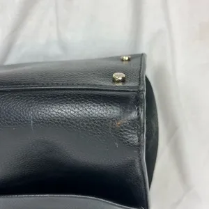 Kate Spade NY Carena Kay Street Pebble Handbag Black Leather Satchel Bag Tote thumbnail 7
