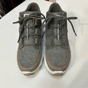 Sorel Kinetic Breakthru Caribou Suede Boot in Quarry and Sea Salt thumbnail 2
