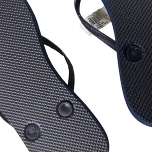 Old Navy Women's Black-Strap Flip Flops with Citrus Floral Print Sz 7 New thumbnail 3