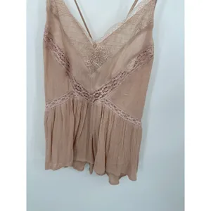 American Eagle Pink Lace V-Neck Tie‎ Back Sleeveless Tank Top Small 7488-107 thumbnail 3