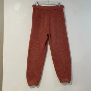 Abercrombie & Fitch Soft A&F Collection Medium Fuzzy Jogger Pants Pink thumbnail 3