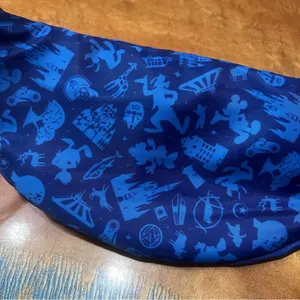 Disney World 50th Anniversary Blue Graphci Waist Bag Fanny pack adjustable thumbnail 9