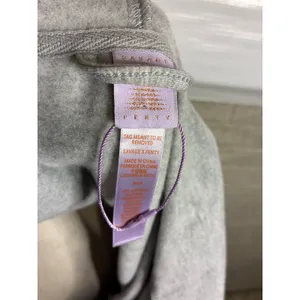 New Savage X Fenty‎ Gray Hoodie Robe Wrap Lounge Wear XS S thumbnail 5