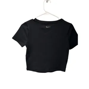 Nike One Fitted Women's Dri-FIT Short-Sleeve Cropped Top Black Size M NWT thumbnail 5