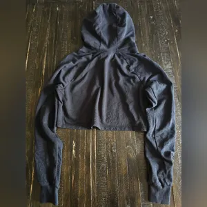 Gymshark Hoodie Women M Cropped Hooded Sweatshirt Pullover Athleisure thumbnail 2