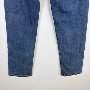 American Eagle Stretch 90s Straight Jean Medium Wash High Rise Classic Size 10 thumbnail 8