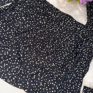 NEW A New Day Black and Tan Polka Dot Blouse thumbnail 10