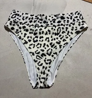 Aerie high cut cheeky Leopard Print Bikini Bottoms XL thumbnail 1