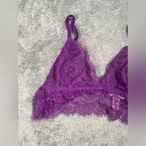 Victoria’s Secret Purple Lace Bralette large thumbnail 2